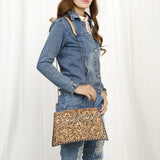 American Darling Small Crossbody Beautifully Hand Tooled Genuine Leather Women Bag Western Handbag Purse |