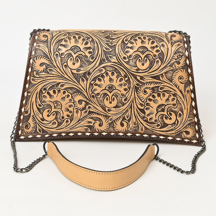 American Darling Small Crossbody Beautifully Hand Tooled Genuine Leather Women Bag Western Handbag Purse