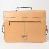 American Darling Briefcase Hand Tooled Genuine Leather women bag western handbag purse |
