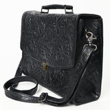 American Darling BRIEFCASE Hand Tooled Genuine Leather women bag western handbag purse