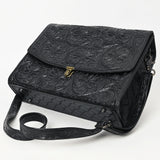 American Darling BRIEFCASE Hand Tooled Genuine Leather women bag western handbag purse
