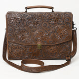 ADBG1437C American Darling BRIEFCASE Hand Tooled Genuine Leather women bag western handbag purse