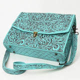 American Darling BRIEFCASE Hand Tooled Genuine Leather women bag western handbag purse
