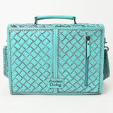 American Darling BRIEFCASE Hand Tooled Genuine Leather women bag western handbag purse