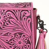 American Darling ADBG1439 Cross Body Hand Tooled Genuine Leather women bag western handbag purse