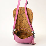 American Darling ADBG1439 Cross Body Hand Tooled Genuine Leather women bag western handbag purse