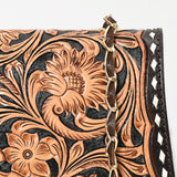 American Darling Crossbody Beautifully Hand Tooled Hair-On Genuine Leather women bag western handbag purse |