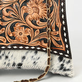 American Darling Crossbody Beautifully Hand Tooled Hair-On Genuine Leather women bag western handbag purse |