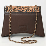 American Darling Crossbody Beautifully Hand Tooled Hair-On Genuine Leather women bag western handbag purse |