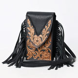 American Darling Adbga537 Cross Body I Hand Tooled Genuine Leather Women Bag Western Handbag Purse