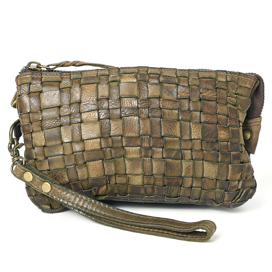 Never Mind Nmbgm122C Clutch Vintage Handmade Genuine Cowhide Leather Women Bag Western Handbag Purse