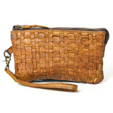 Never Mind Nmbgm122D Clutch Vintage Handmade Genuine Cowhide Leather Women Bag Western Handbag Purse