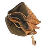 Never Mind Nmbgm122D Clutch Vintage Handmade Genuine Cowhide Leather Women Bag Western Handbag Purse