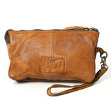Never Mind Nmbgm122D Clutch Vintage Handmade Genuine Cowhide Leather Women Bag Western Handbag Purse