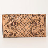 OHLAY WALLET Hand Tooled  Genuine Leather women bag western handbag purse