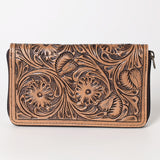 OHLAY WALLET Hand Tooled  Genuine Leather women bag western handbag purse