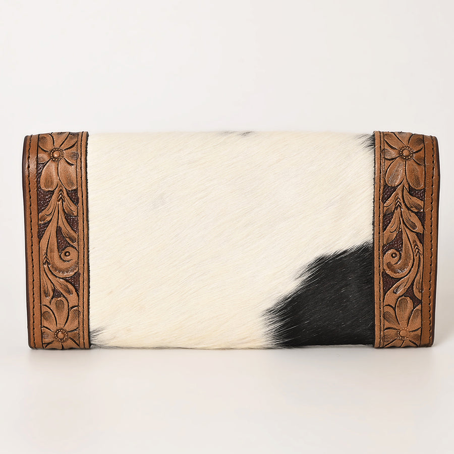 OHLAY Wallet Hand Tooled Genuine Leather Women Bag Western Handbag Purse | Womens Handbags |Leather Belt for Summer