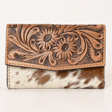 OHLAY Wallet Hand Tooled Genuine Leather Women Bag Western Handbag Purse | Womens Handbags |Leather Belt for Summer