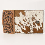 OHLAY WALLET Hand Tooled  Genuine Leather women bag western handbag purse