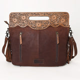 Ohlay Bags OHG167 Clutch Hand Tooled Embossed Genuine Leather Women Bag Western Handbag Purse