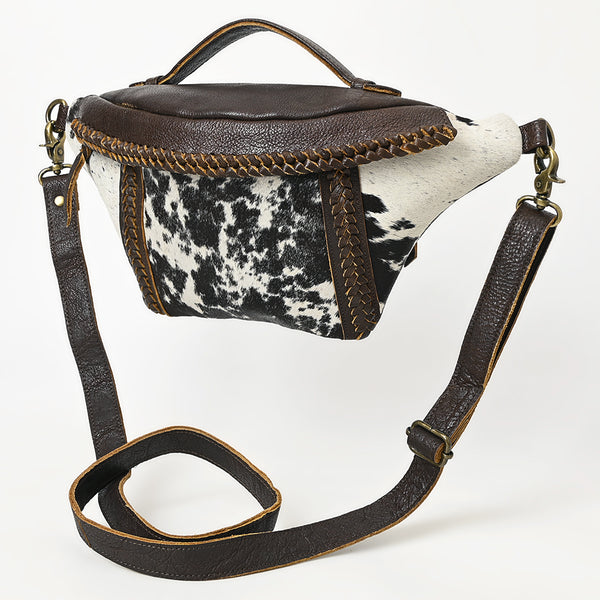 American Darling Fanny Pack Hair On Genuine Western Leather Women Bag - Uhorse
