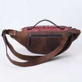 American Darling ADBG1441A Pouch Hair On Crocodile Embossed Genuine Leather women bag western handbag purse