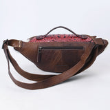 American Darling Pouch Hair On Crocodile Embossed Genuine Leather women bag western handbag purse
