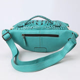 American Darling Pouch Hair On Crocodile Embossed Genuine Leather women bag western handbag purse
