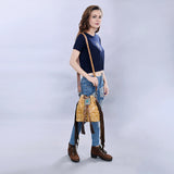 American Darling Hair-On Genuine Leather Women Bag Western Handbag Purse