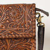 Ohlay Bags OHA119 Clutch Hand Tooled Genuine Leather Women Bag Western Handbag Purse