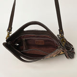 Ohlay Bags OHA113 Clutch Hand Tooled Hair-On Genuine Leather Women Bag Western Handbag Purse