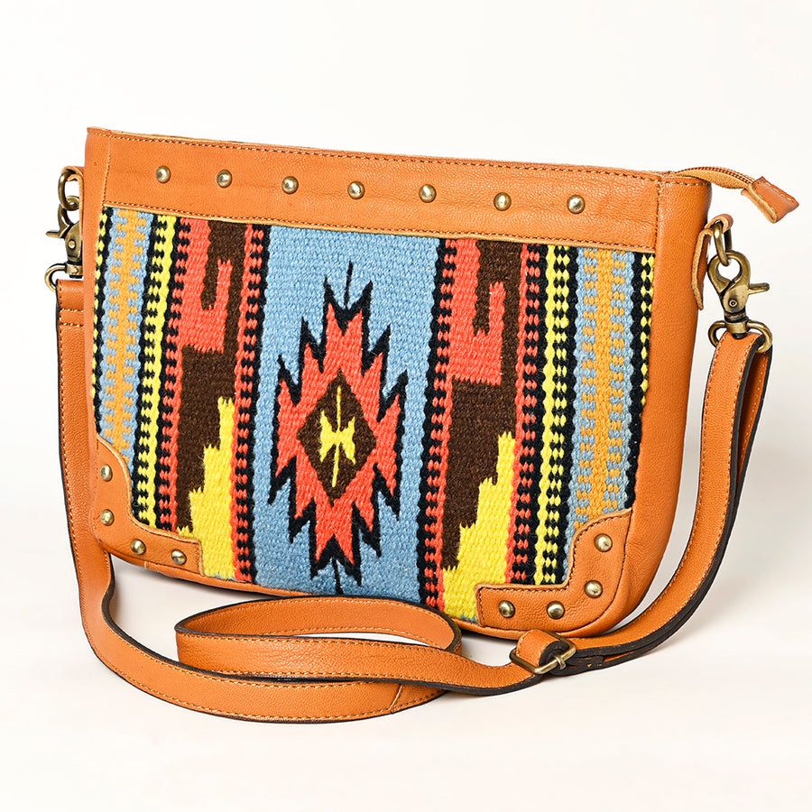 Ohlay Bags OHA123 Cross Body Saddle Blanket Genuine W. Leather Women by Hilason – Cowboy and equestrian accessories