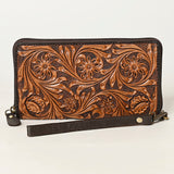 OHLAY OHA129A Clutch Hand Tooled Genuine Leather women bag western handbag purse