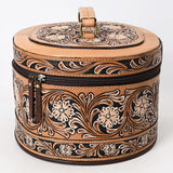 American Darling Jewelry Case Beautifully Hand Tooled Genuine Leather women bag western handbag purse