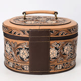 American Darling Jewelry Case Beautifully Hand Tooled Genuine Leather women bag western handbag purse