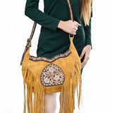 American Darling Cross Body I Hand Tooled Genuine Leather Women Bag Western Handbag Purse