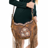 American Darling Cross Body I Hand Tooled Genuine Leather Women Bag Western Handbag Purse