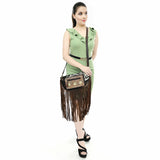 American Darling Adbga550 Cross Body I Hand Tooled Genuine Leather Women Bag Western Handbag Purse