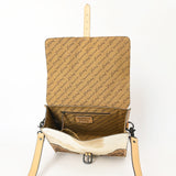 American Darling Briefcase Hand Tooled Hair on Genuine Leather Western Women Bag Handbag Purse | Travel Bags College Casual