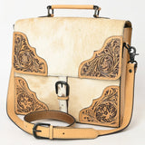 American Darling Hand Tooled Hair On Genuine Leather women bag western handbag purse