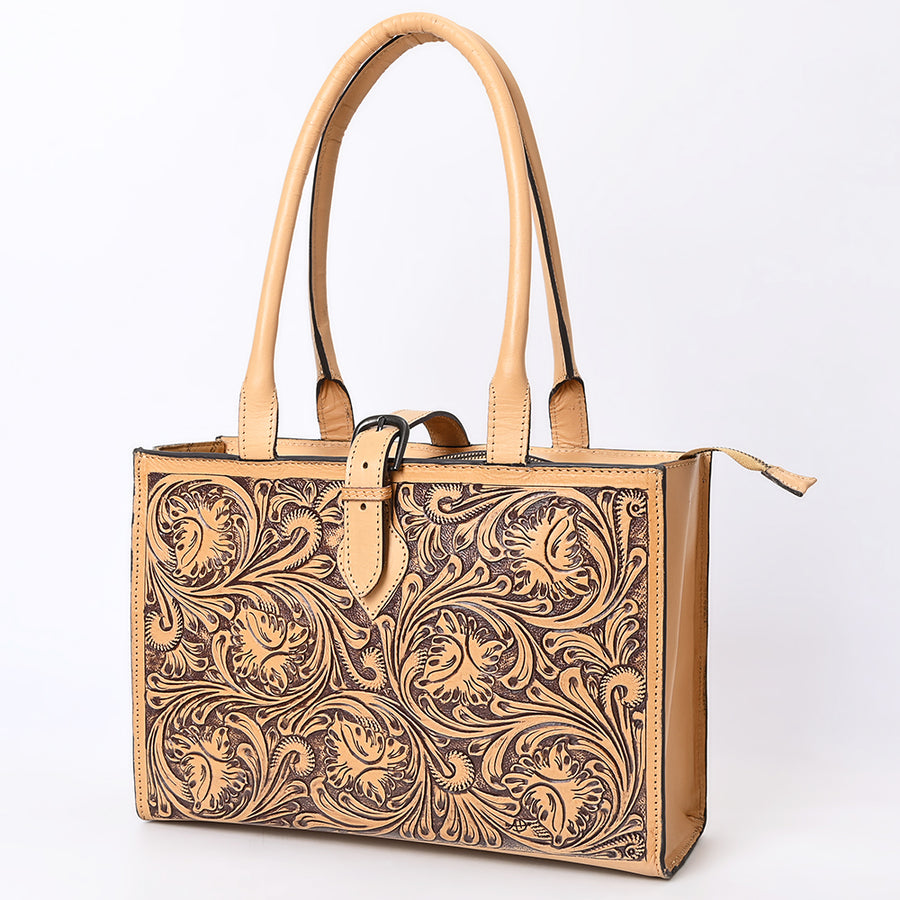 American Darling Tote Hand Tooled Genuine Leather Western Women Bag Handbag Purse | Travel Bags College Casual - Uhorse