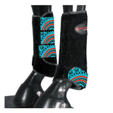 HILASON L M S Horse Front Leg Sport Boots| Printed Sport Boots| Horse Boots
