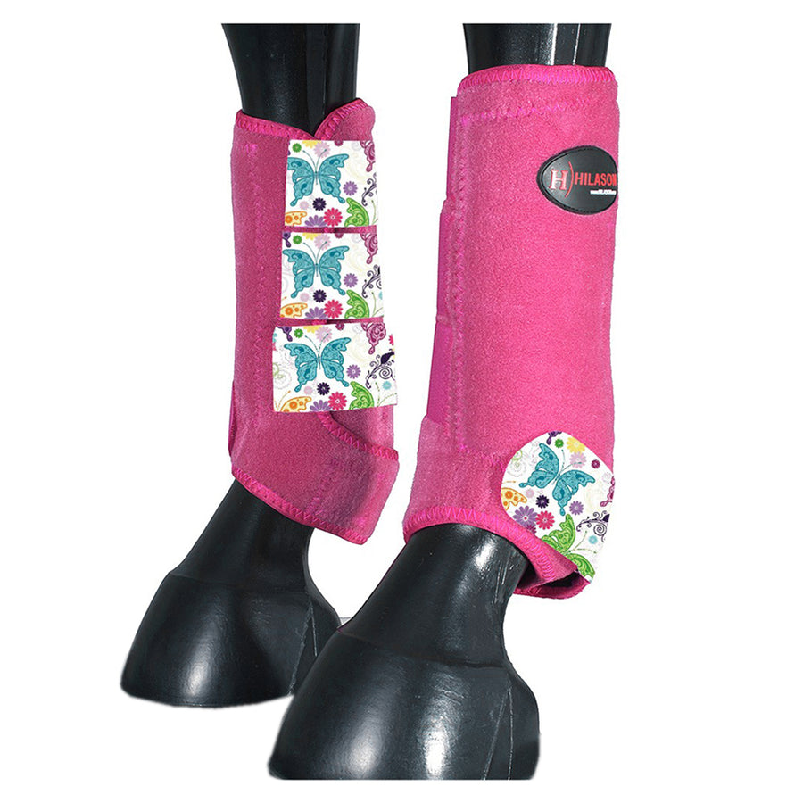 HILASON L M S H. Rear Hind Leg Sport Boots Printed Hind Rear Leg Boots by Hilason – Cowboy and equestrian accessories