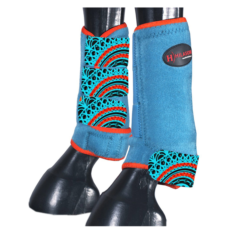 HILASON L M S H. Front Leg Sport Boots| Printed Sport Boots| H. Boots by Hilason – Cowboy and equestrian accessories
