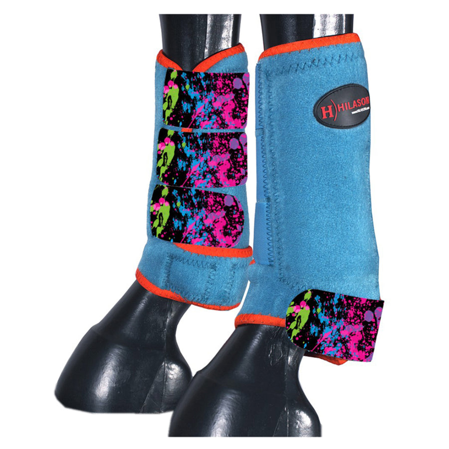 HILASON L M S H. Front Leg Sport Boots| Printed Sport Boots| H. Boots by Hilason – Cowboy and equestrian accessories