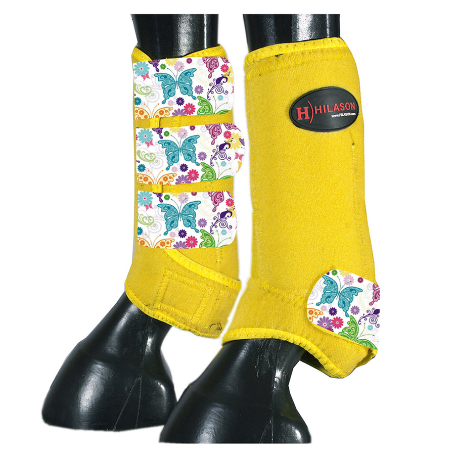 HILASON L M S H. Rear Hind Leg Sport Boots Printed Hind Rear Leg Boots by Hilason – Cowboy and equestrian accessories
