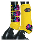 HILASON L M S Horse Front Leg Sport Boots| Printed Sport Boots| Horse Boots
