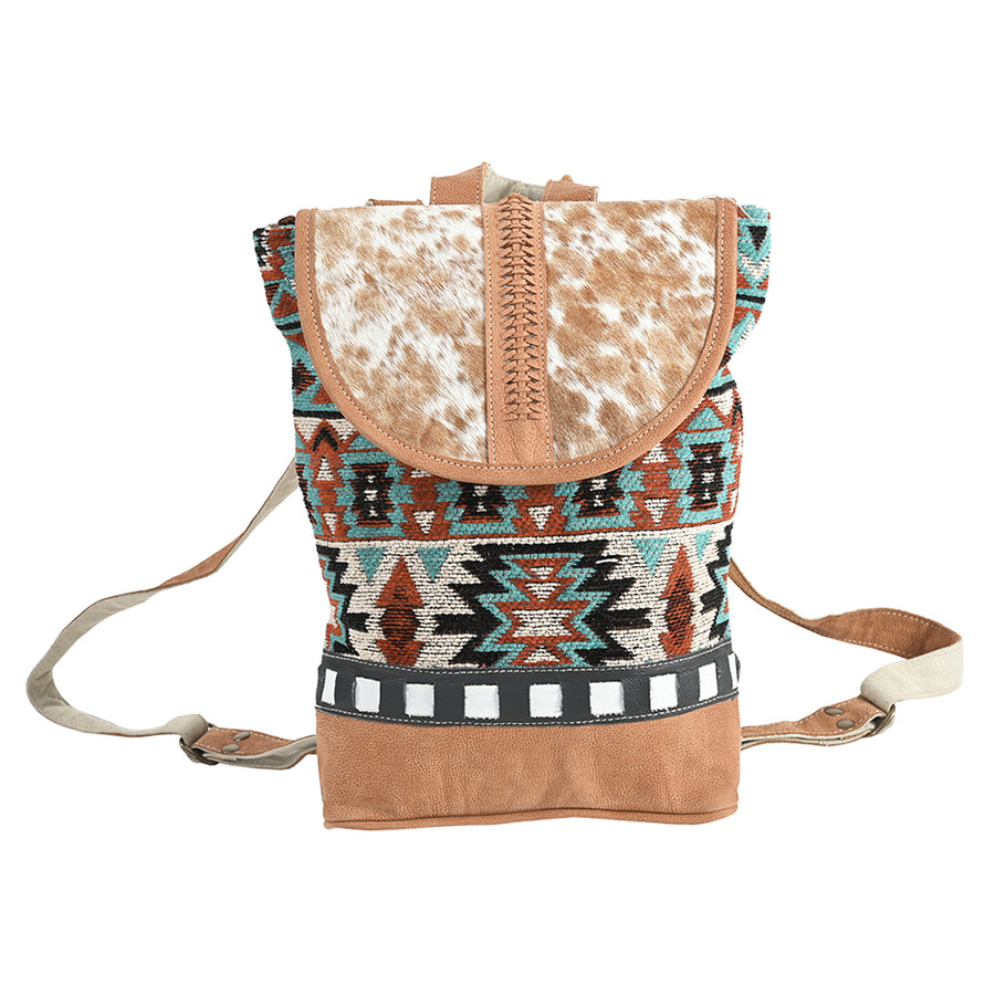 OHLAY OHV360 Backpack Upcycled Wool Upcycled Canvas Hair-On Genuine by Hilason – Cowboy and equestrian accessories