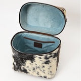 American Darling Jewelry Case Hand Tooled Hair-On Genuine Leather Women Bag Western Handbag Purse |