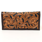 American Darling ADBGA428A Clutch Hand Tooled Genuine Leather women bag western handbag purse